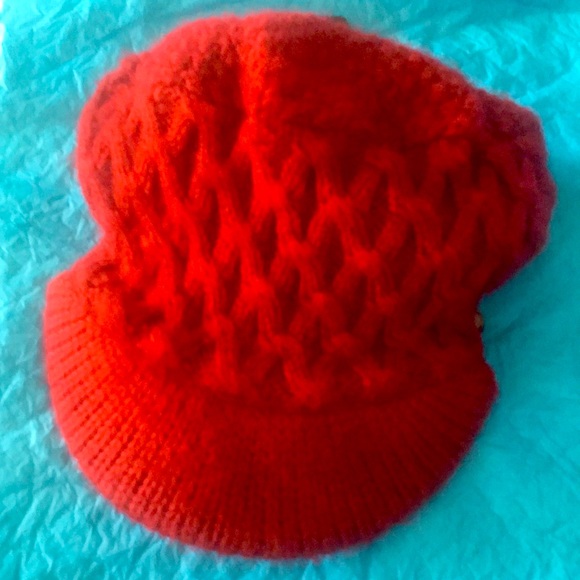 NWT: FOSSIL Knit  Hat w/Visor Beanie - Picture 5 of 11
